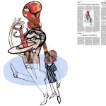 Jordi Barba, il·lustració publicada a La Vanguardia, secció d'Opinió 20-11-2014, per l'article de Xavier Vives
