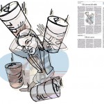 Jordi Barba, il·lustració publicada a La Vanguardia, secció d'Opinió 22-12-2014, per l'article de Serguei Guríev